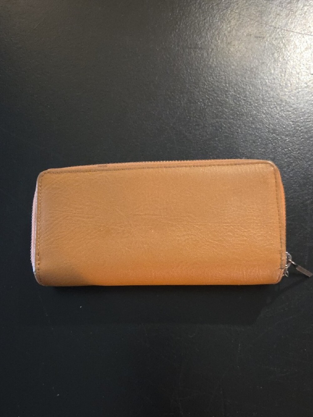 Matt & Nat Tan Zip-Around Vegan Leather Wallet - Picture 2 of 11